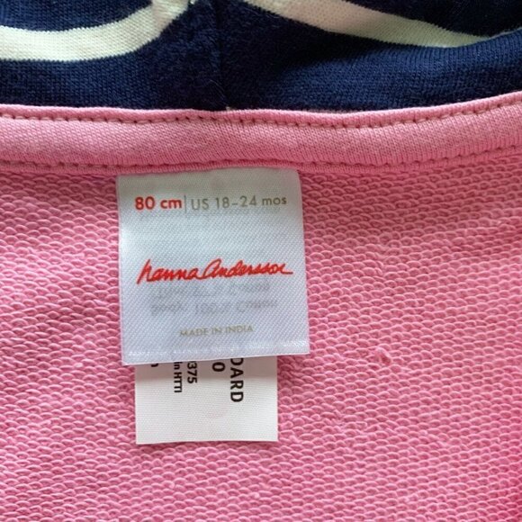 Hanna Andersson Baby Girl Hoodie 18-24 Months 80 Cm - Picture 5 of 8